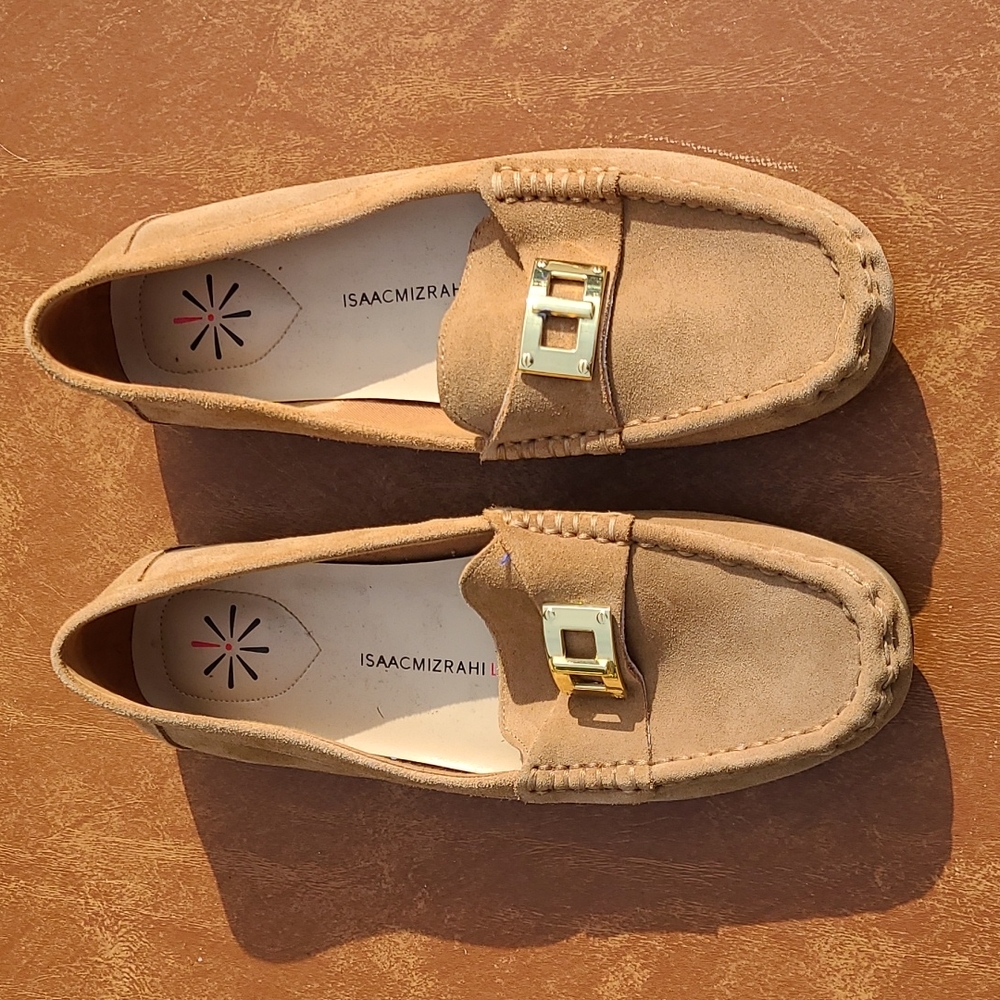 Isaac Mizrahi suede moccasins